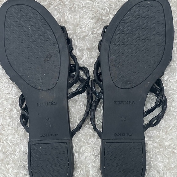 HERMÈS Chaine d'Ancre PVC Slides Sandals - Picture 11 of 12